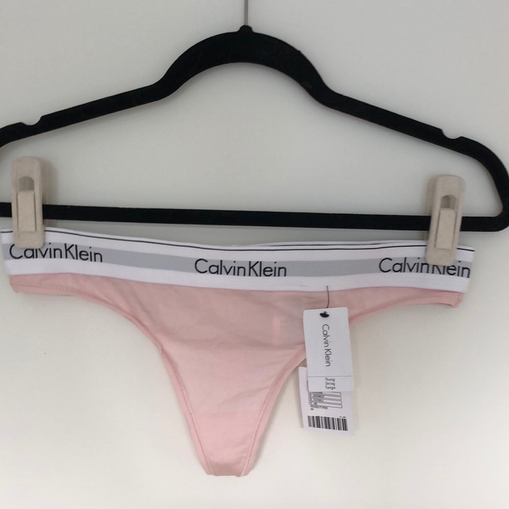 Calvin Klein Light Pink Thong NWT